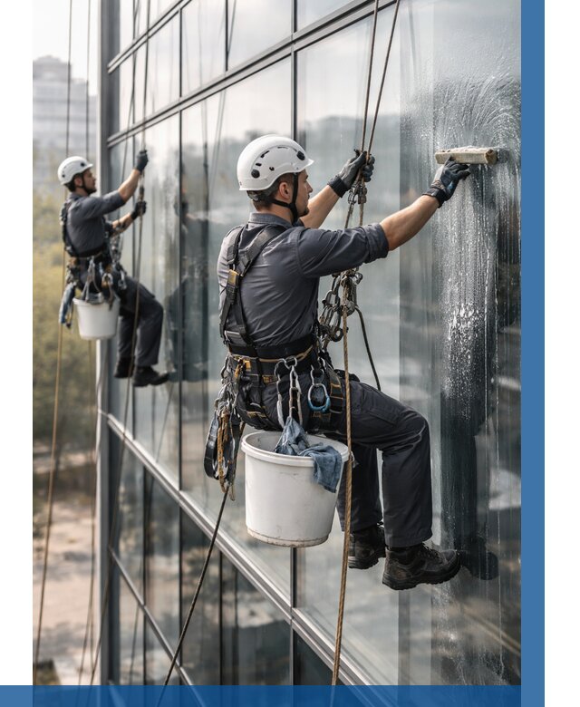 Мойка сплошного остекления в Ейске, заказать от 309 р.| ВЫСОТНИК-Еск