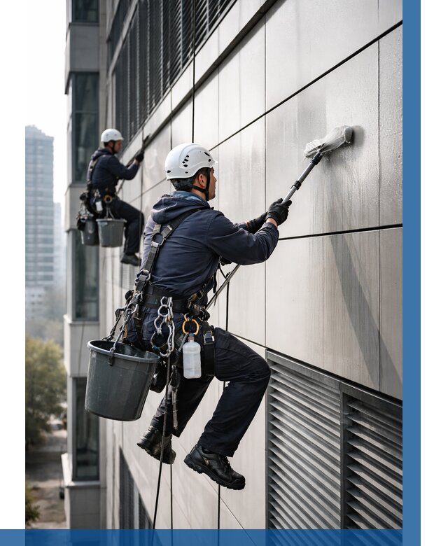 Мойка вентилируемого фасада в Ейске от 258 р. | ВЫСОТНИК-Еск