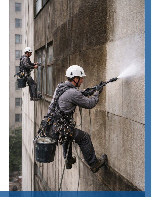 Очистка фасада от копоти в Ейске от 258 р. | ВЫСОТНИК-Еск