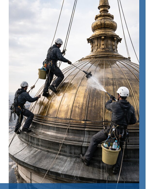 Мойка куполов и шпилей в Ейске от 8245 р. - заказать | ВЫСОТНИК-Еск