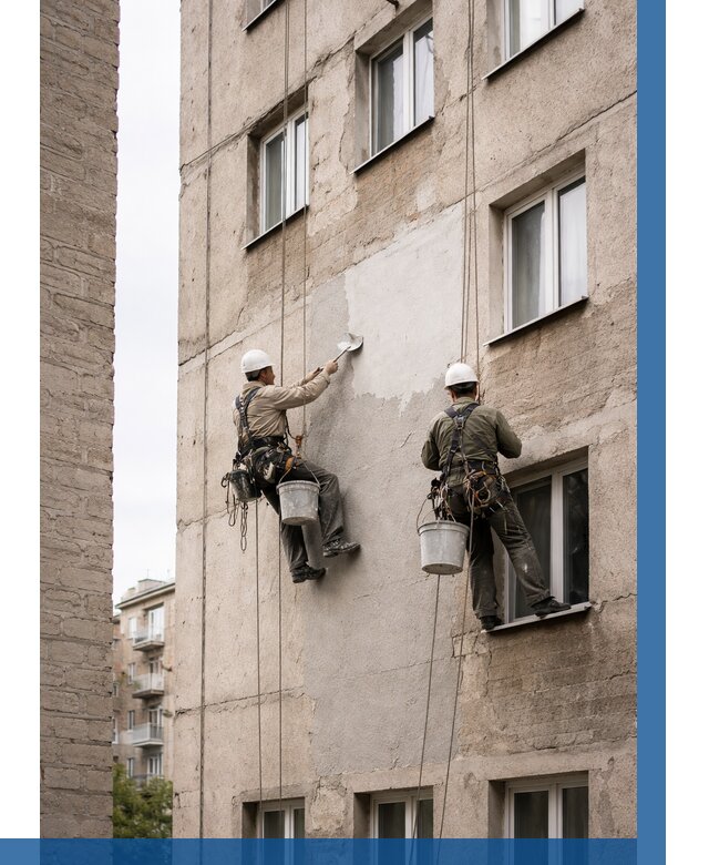 Косметический ремонт фасада в Ейске от 1134 р. | ВЫСОТНИК-Еск