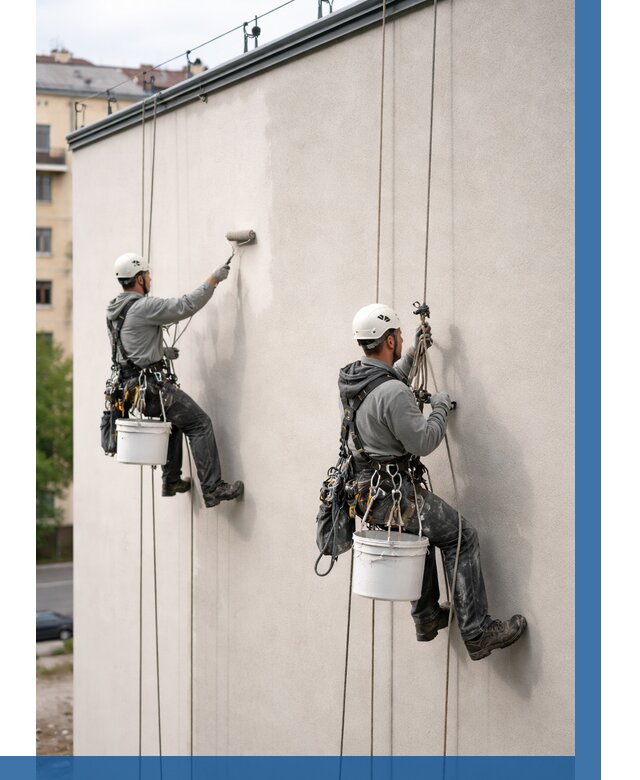 Покраска оштукатуренного фасада в Ейске от 330 р. | ВЫСОТНИК-Еск