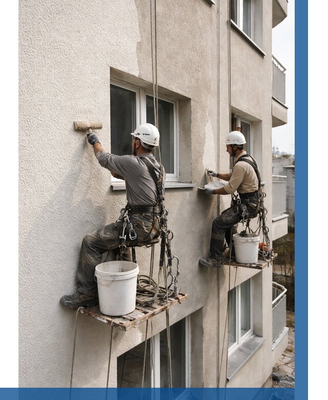 Нанесение короеда на фасад в Ейске от 464 р. | ВЫСОТНИК-Еск