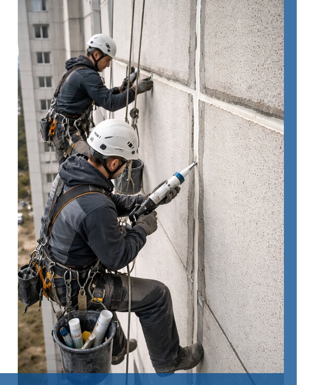 Герметизация межпанельных швов в Ейске от 721 р. | ВЫСОТНИК-Еск