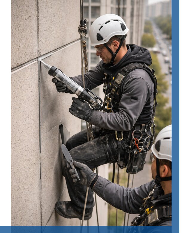 Первичная герметизация швов в Ейске от 618 р. | ВЫСОТНИК-Еск