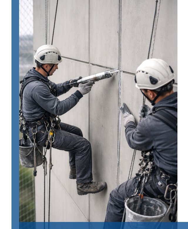 Первичная герметизация швов фасадов и кровель в Ейске