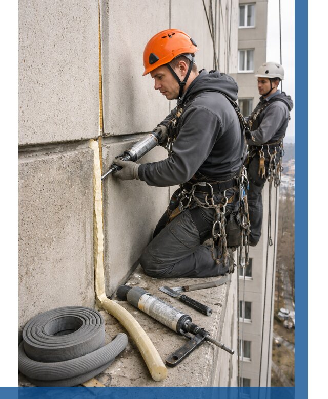 Теплый шов межпанельные швы в Ейске от 721 р. | ВЫСОТНИК-Еск