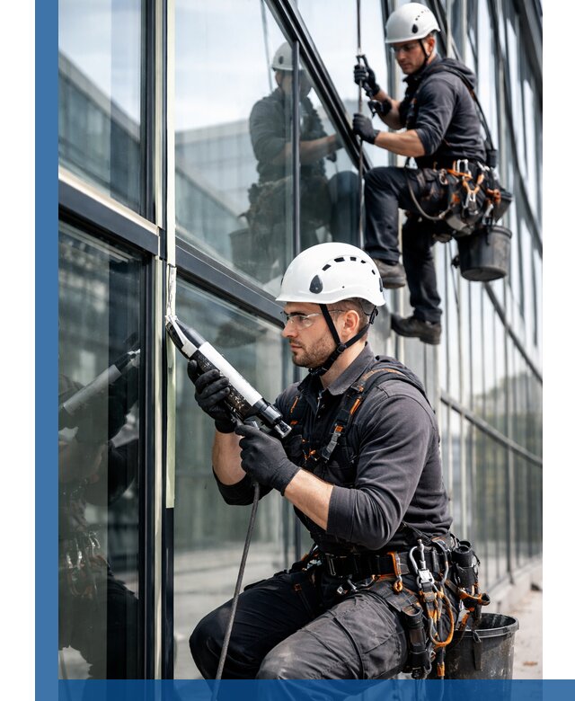 Герметизация витражных швов в Ейске для зданий и фасадов