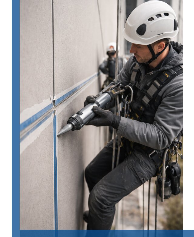 Герметизация стыков фасадных панелей в Ейске качественно и быстро