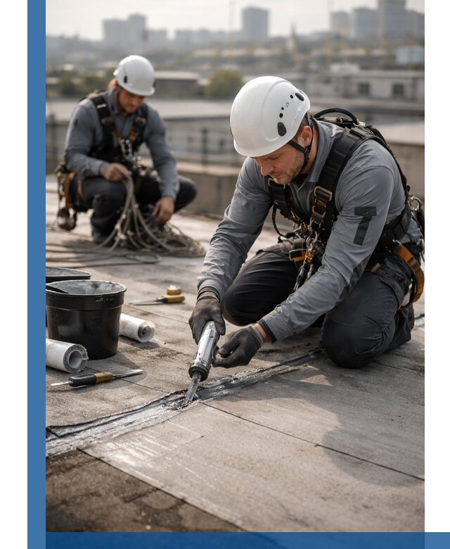 Аварийное и капитальное устранение протечек кровли в Ейске