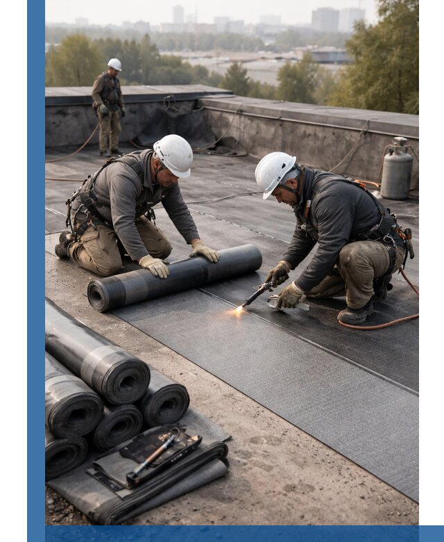 Монтаж мягкой кровли в Ейске профессионально и надежно