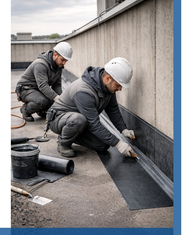 Гидроизоляция примыканий на кровле в Ейске от 928 р. | ВЫСОТНИК-Еск