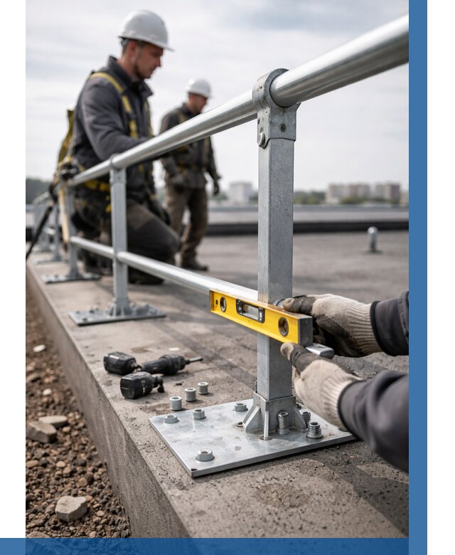 Монтаж кровельного ограждения в Ейске от 1237 р. | ВЫСОТНИК-Еск