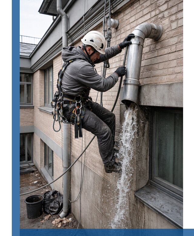 Профессиональная прочистка водосточных труб в Ейске с гарантией