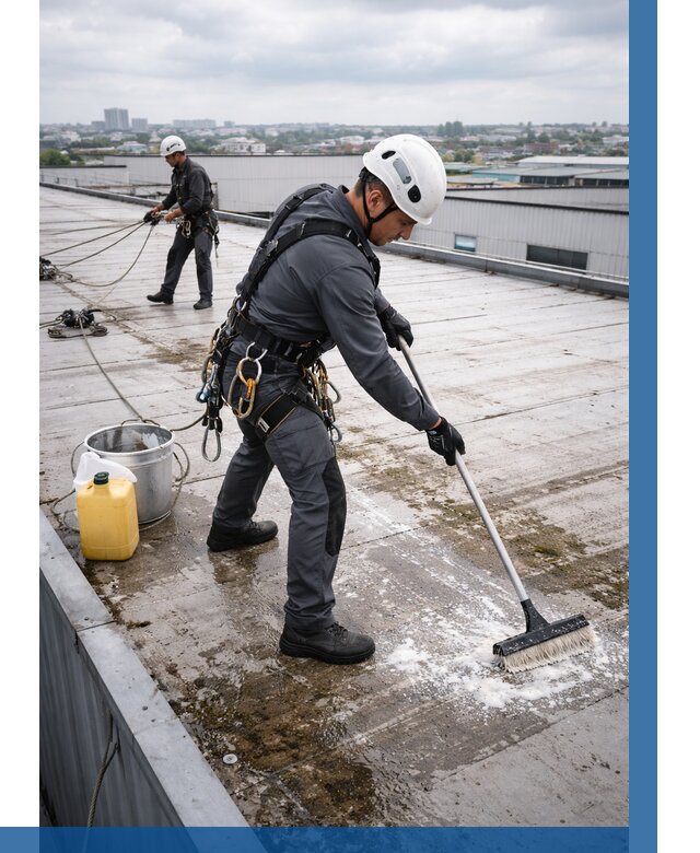 Очистка крыши по графику в Ейске от 7730 р. | ВЫСОТНИК-Еск