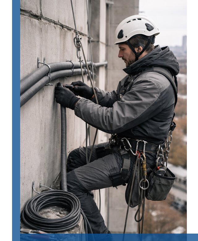 Профессиональный монтаж гофры для кабеля в Ейске с гарантией