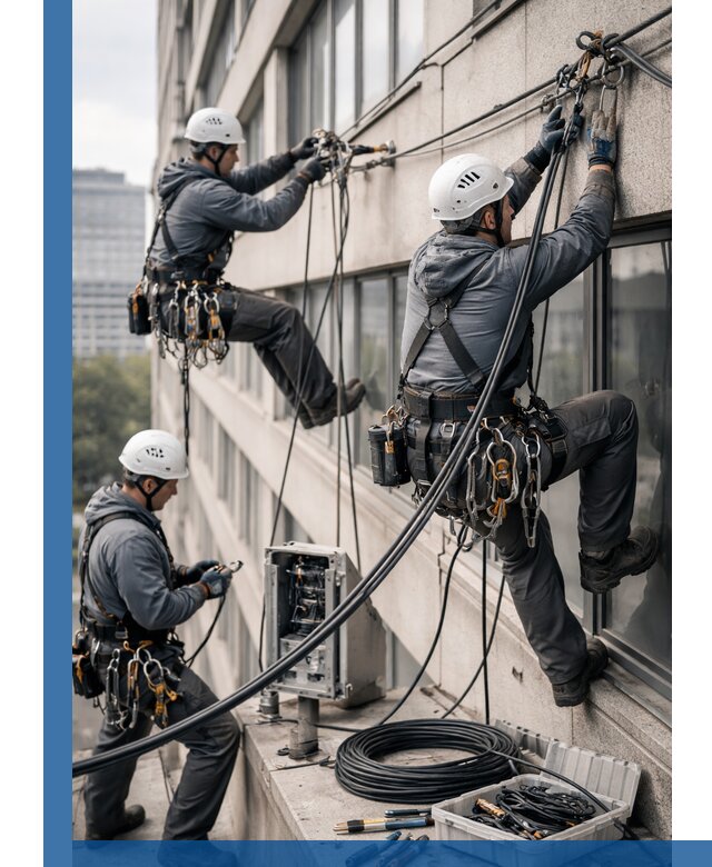 Прокладка оптоволоконного кабеля в Ейске под ключ с тестированием