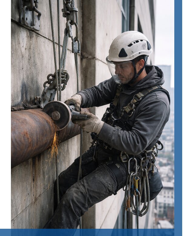 Резка металла на высоте в Ейске по цене от 4638 р. | ВЫСОТНИК-Еск