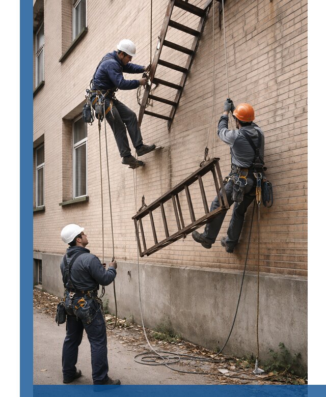 Демонтаж пожарной лестницы в Ейске быстро и безопасно