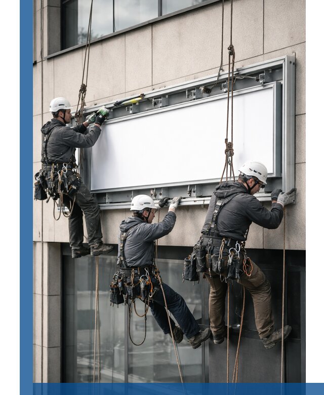 Профессиональный монтаж светового короба под ключ в Ейске