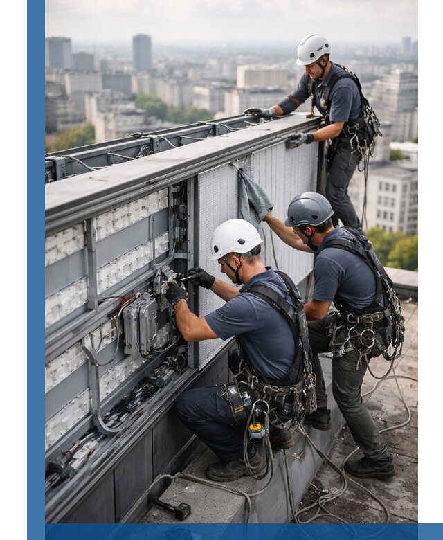 Профессиональное обслуживание крышной рекламы в Ейске под ключ