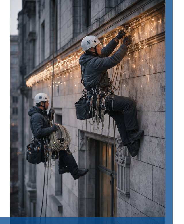 Монтаж новогодней иллюминации в Ейске от 8760 р. | ВЫСОТНИК-Еск