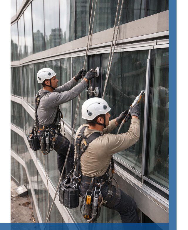 Радиусное остекление фасада в Ейске от 12367 р. | ВЫСОТНИК-Еск