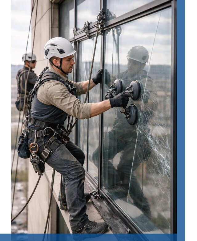 Замена стекла в витраже в Ейске под ключ от 8760 р. | ВЫСОТНИК-Еск