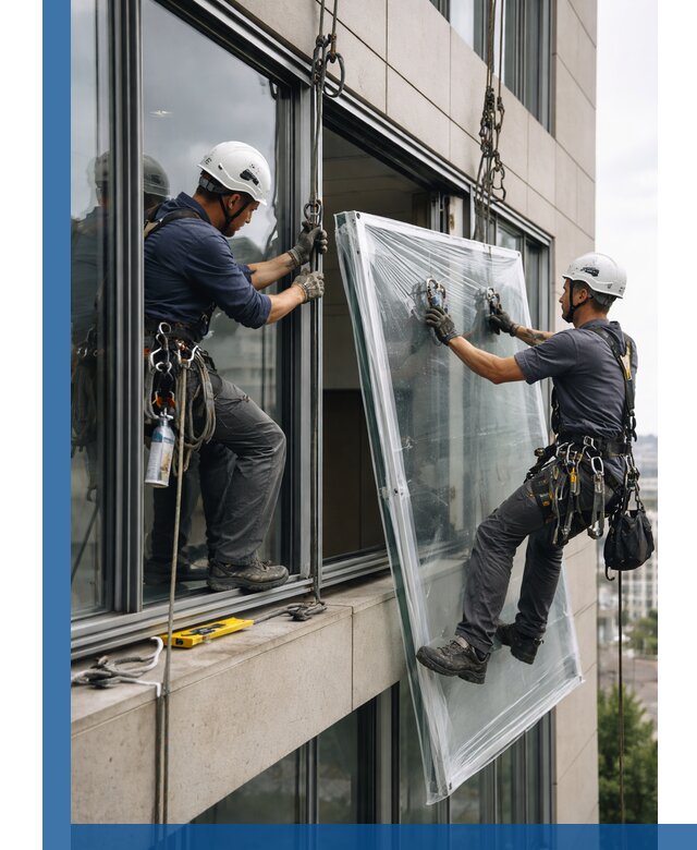 Профессиональная замена стекла в витраже в Ейске с гарантией