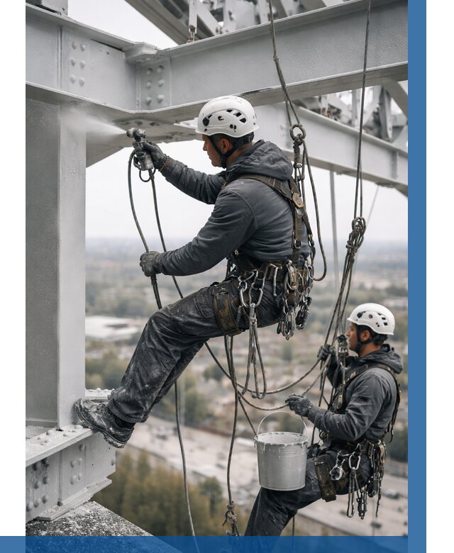 Покраска металлоконструкций на высоте в Ейске 361 р |ВЫСОТНИК-Еск