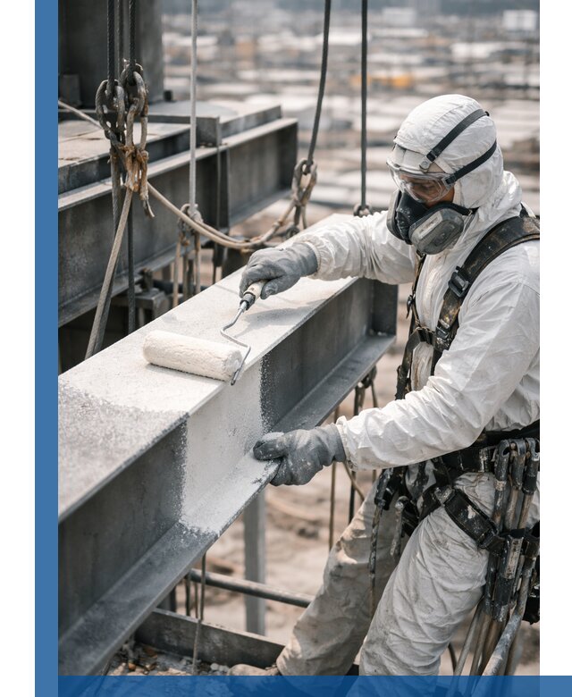 Профессиональная огнезащитная обработка металлоконструкций в Ейске