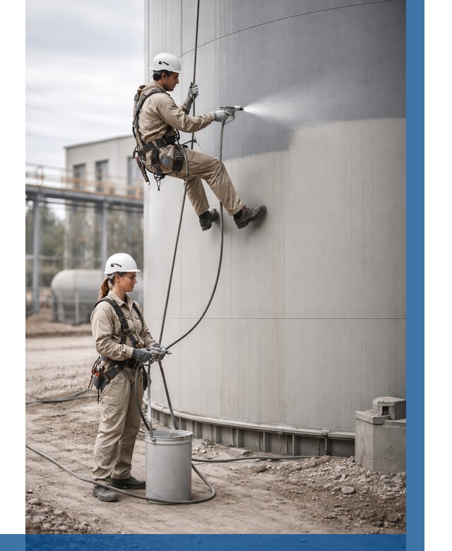 Покраска резервуаров в Ейске от 1237 р. | ВЫСОТНИК-Еск — заказать