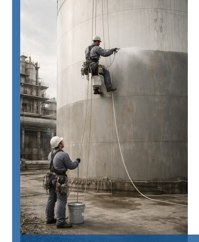 Покраска стальных резервуаров и емкостей в Ейске профессионально