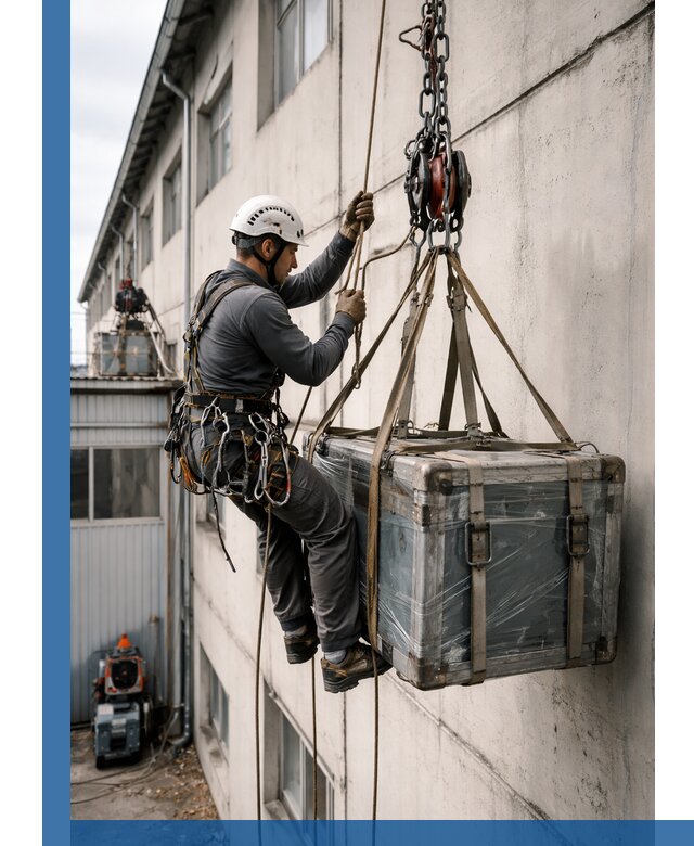 Подъем грузов на высоту в Ейске для промышленных объектов