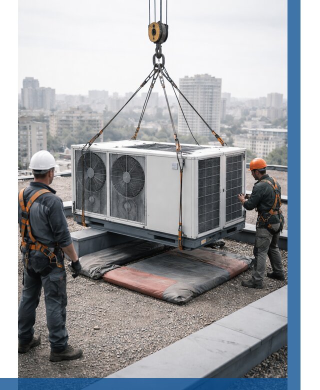 Подъем груза на крышу в Ейске от 5153 р. | ВЫСОТНИК-Еск заказать