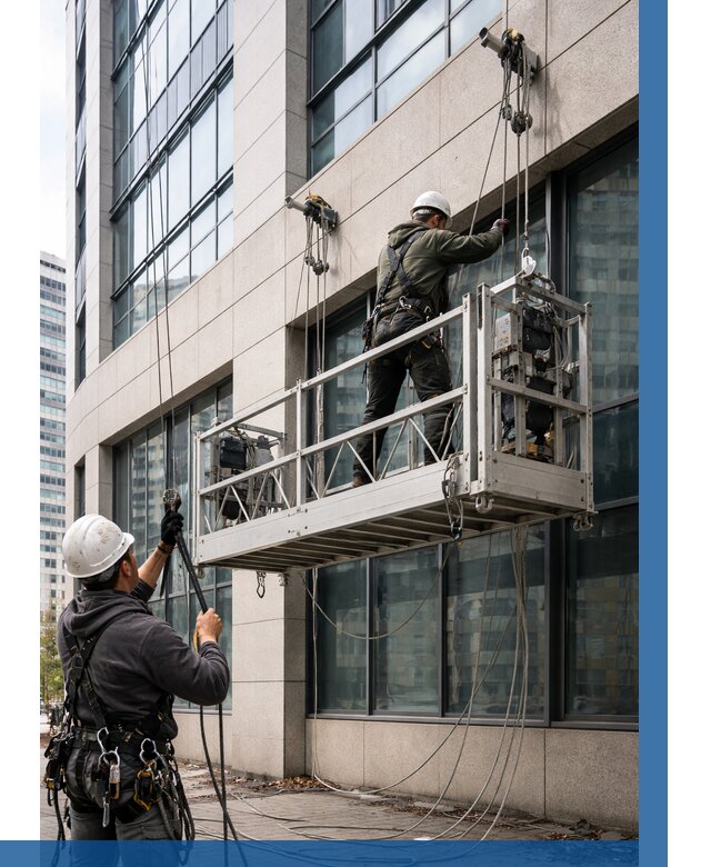 Монтаж и подъем фасадной люльки в Ейске от 12367 р. | ВЫСОТНИК-Еск