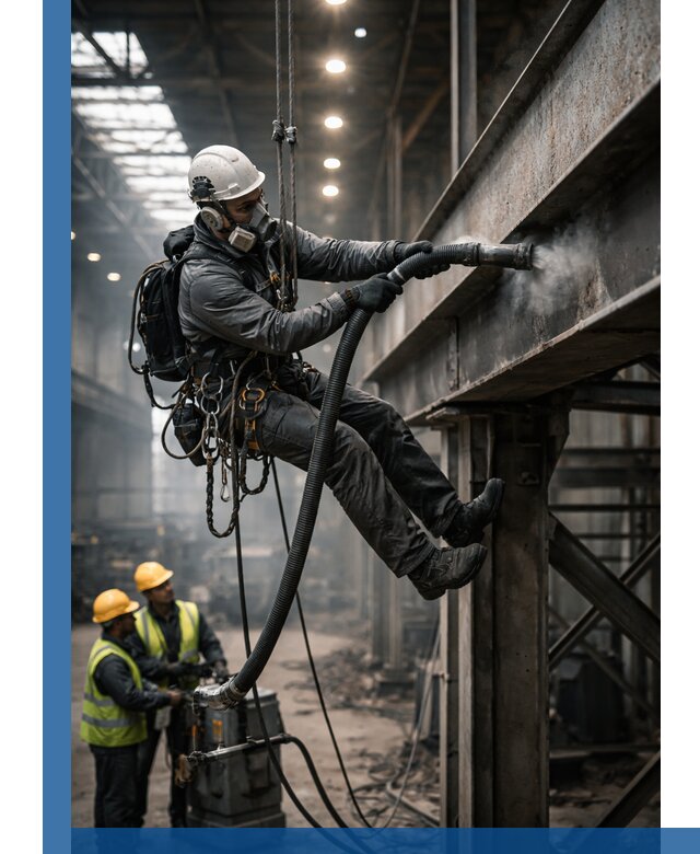 Обеспыливание конструкций в цехах промышленного производства в Ейске