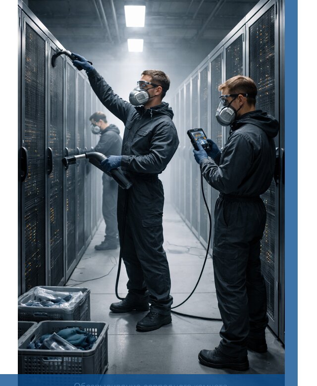 Обеспыливание серверной комнаты в Ейске от 4638 р. | ВЫСОТНИК-Еск