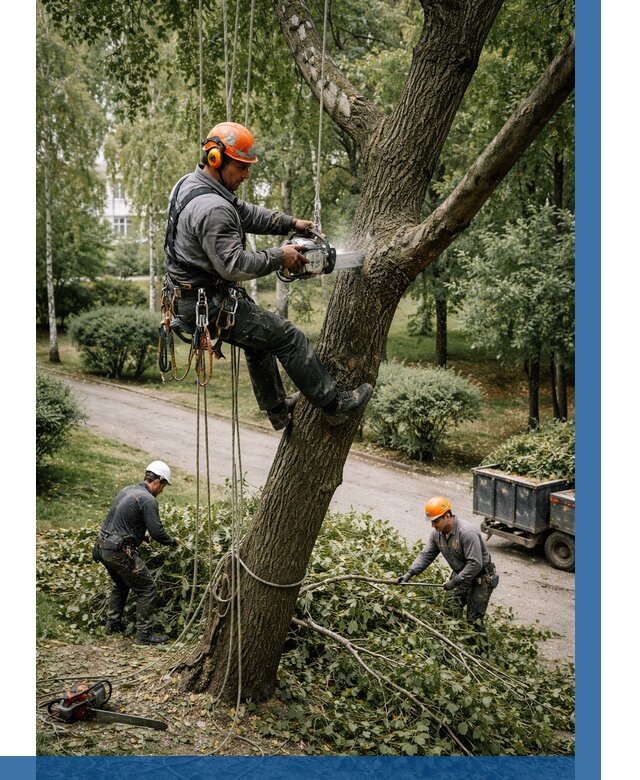 Кронирование деревьев в Ейске от 6699 р. | ВЫСОТНИК-Еск