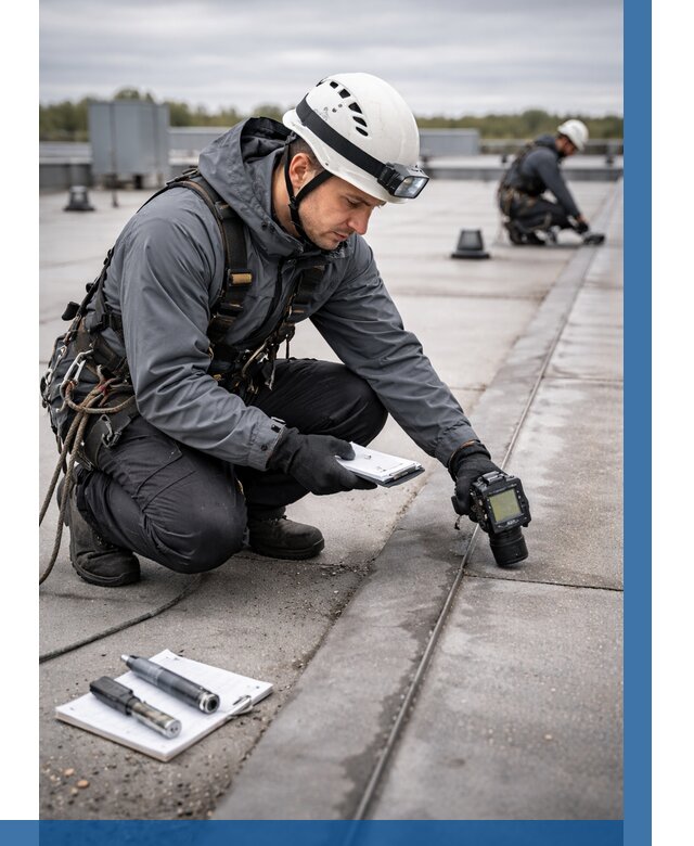 Обследование кровли на протечки в Ейске от 4638 р. | ВЫСОТНИК-Еск