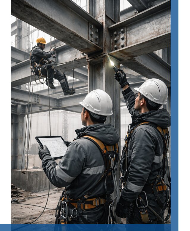 Обследование металлоконструкций в Ейске от 5668 р. | ВЫСОТНИК-Еск