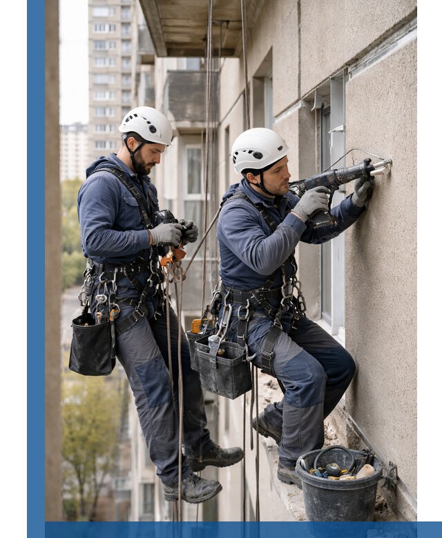 Промышленные альпинисты высотные работы и монтаж в Ейске